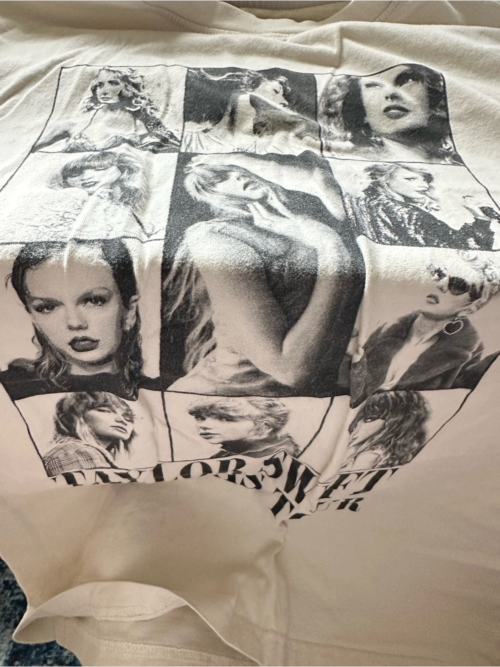 Taylor Swift Eras Tour t-shirt Cream